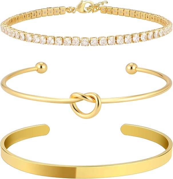 Bangle Cuff Knot Bracelet for Women