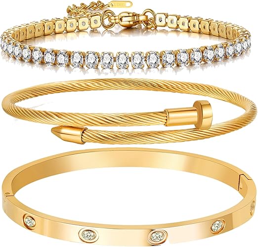 Chunky Dome Bangles – Bold Statement Piece